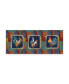 Фото #1 товара Jean Plout 'Damask Rooster Panels' Canvas Art - 10" x 24"