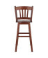 Фото #6 товара Барный стул на деревянном каркасе Winsome Fina 43.68" с подвижным сиденьем