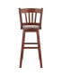 Фото #6 товара Fina 43.68" Wood Swivel Seat Bar Stool