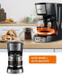 Фото #5 товара Coffee Maker with Nylon Coffee Filter, Digital 12 Cup Coffee Maker with Glass Pot and Handle, Programmable Coffee Maker with LCD Display