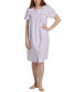 Фото #1 товара Пижама Miss Elaine женская Короткая халатная пижама из сирсакера