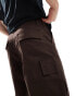 Фото #4 товара ASOS DESIGN baggy cargos in brown