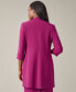 ფოტო #3 პროდუქტის Women's Open-Front Crepe Topper Jacket