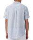 ფოტო #2 პროდუქტის Men's Linen Short Sleeve Shirt
