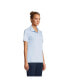 Фото #2 товара Women's School Uniform Tall Short Sleeve Interlock Polo Shirt