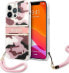 Guess Guess GUHCP13XKCABPI iPhone 13 Pro Max 6,7" różowy/pink hardcase Camo Strap Collection