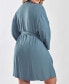 Фото #2 товара Пижама iCollection Bree Plus Size Modal Robe