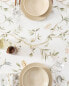 Фото #7 товара Floral print cotton jacquard tablecloth