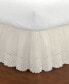 Ruffled Eyelet Queen Bed Skirt