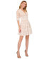 Фото #1 товара Women's V-Neck Lace Embroidery Dress