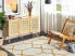 Фото #4 товара Ковер Beliani Teppich BEYLER Handgewebter, Baumwollteppich 160x230 см, с геометрическим узором, цвета кремового