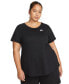 Фото #1 товара Plus Size Active Sportswear Club Essentials Short-Sleeve T-Shirt