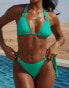 Moda Minx X Savannah-Shae Richards amour bikini top in apple green grün, S - EU 36 - фото #3