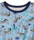 ფოტო #2 პროდუქტის Baby Boys Three Piece Snug Fit Pajama Set