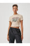 Футболка Koton Crop Tee Leafy Meadow