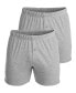 Фото #1 товара Men's Premium Cotton Knit Boxers, Pack of 2