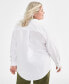 ფოტო #2 პროდუქტის Plus Size Perfect Popover Top, Created for Macy's