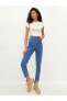 Фото #4 товара Lcw Jeans Yüksek Bel Slim Fit Cep Detaylı Kadın Rodeo Jean Pantolon