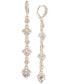 ფოტო #1 პროდუქტის Crystal Linear Drop Earrings