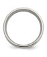 ფოტო #2 პროდუქტის Titanium 14k Gold Inlay Flat Wedding Band Ring
