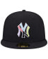 ფოტო #5 პროდუქტის Men's Black New York Yankees Multi-Color Pack 59FIFTY Fitted Hat