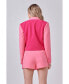 ფოტო #2 პროდუქტის Women's Colorblock Short Blazer