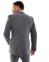 ASOS DESIGN super skinny suit jacket in grey grau, Chest 40 Regular - фото #4