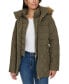 ფოტო #7 პროდუქტის Women's Bibbed Faux-Fur-Trim Hooded Puffer Coat, Created for Macy's