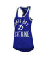 ფოტო #3 პროდუქტის Women's Royal Tampa Bay Lightning First Base Racerback Scoop Neck Tank Top