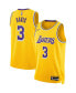 ფოტო #1 პროდუქტის Men's and Women's Anthony Davis Gold Los Angeles Lakers Swingman Jersey - Icon Edition