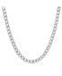 ფოტო #3 პროდუქტის Men's Stainless Steel Accented 6mm Cuban Chain 24" Necklaces