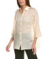 Фото #1 товара Рубашка для женщин Lafayette 148 New York Oversized Tan M/L