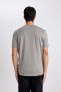 Фото #10 товара Erkek T-shirt T5014az/gr90 Grey