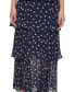 Women's Dot-Print Tiered Maxi Dress