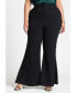 ფოტო #3 პროდუქტის Plus Size Flare Leg Trouser