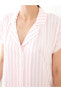 Фото #2 товара Пижама LC Waikiki Striped Short-Sleeved Viscose Nightgown