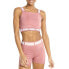 Puma Strong Scoop Neck Training Crop Top Womens Pink Casual Athletic 52180524