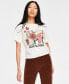 Топ Love Tribe MTV Floral Cropped Tee