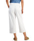Фото #2 товара Women's Pleated Seamed Cropped Chino Pants