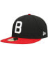 ფოტო #2 პროდუქტის Men's Black Birmingham Barons Alternate Logo 2 Authentic Collection 59Fifty Fitted Hat