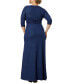 Фото #3 товара Women's Plus size Romanced by Moonlight Long Gown