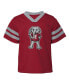 Фото #4 товара Toddler Boys and Girls Crimson Alabama Crimson Tide Two-Piece Red Zone Jersey and Pants Set