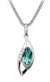Silver pendant with zircons SVLP0059SH8Z400