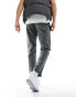 Jack & Jones tapered technical cargo trouser in washed grey