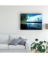 Фото #3 товара Monte Nagler Palm Tree Alone Big Island Hawaii Canvas Art - 37" x 49"