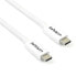 Фото #2 товара StarTech.com Thunderbolt 3 Cable - 20Gbps - 2m - White - Thunderbolt - USB - and DisplayPort Compatible - Male - Male - 2 m - White - Nickel - 20 Gbit/s