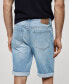 Фото #4 товара Men's Slim-Fit Denim Bermuda Shorts