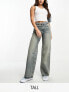 Фото #1 товара Stradivarius Tall STR baggy jean in vintage wash