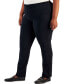 Фото #3 товара Plus and Petite Plus Size Ponte High-Rise Pull-On Pants, Created for Macy's