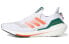 Фото #1 товара Кроссовки беговые Adidas Ultraboost 21 "Miami" Бело-зелено-оранжевые